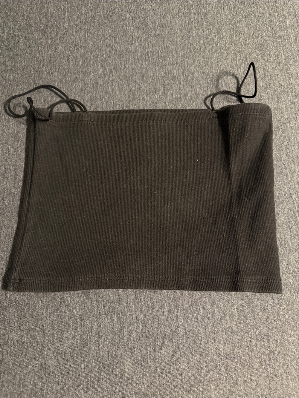 Zara Black Knit Tank Top with Thin Straps